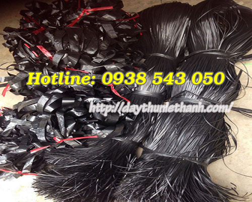 Dây nilon kẽm đen, dây nilon bẹ đen Dây nilon kẽm đen, dây nilon bẹ đen