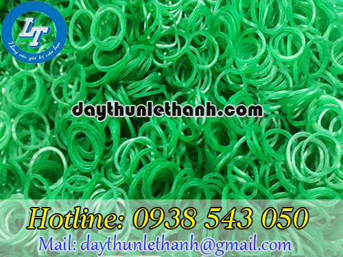 Dây thun màu xanh size 16mm Dây thun màu xanh size 16mm