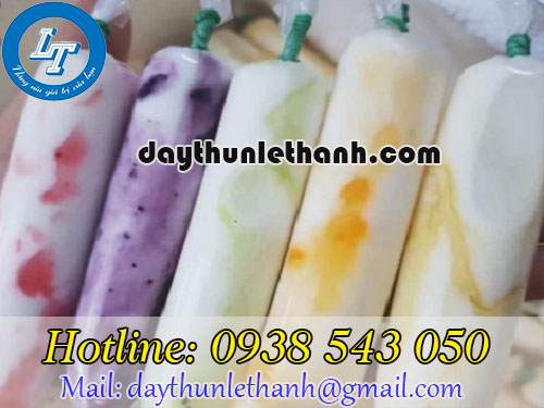 Dây thun màu xanh cột túi sữa chua an toàn Dây thun màu xanh cột túi sữa chua an toàn