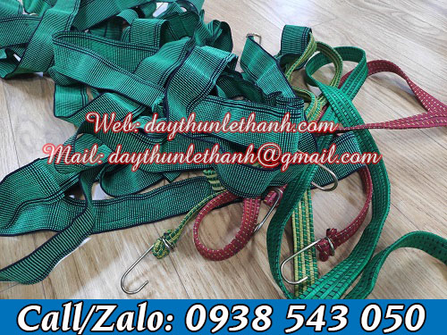 Dây cột hàng màu xanh lá bản 5cm Dây cột hàng màu xanh lá bản 5cm