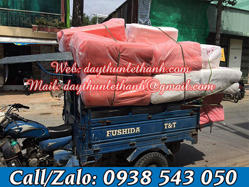 Dây ràng cột hàng sau xe ba gác rất chắc chắn Dây ràng cột hàng sau xe ba gác rất chắc chắn