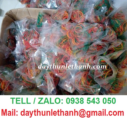 DÂY THUN KHOANH ĐA MÀU SẮC