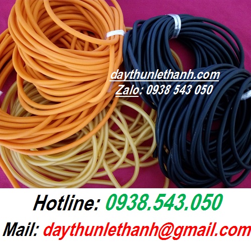 DÂY NÁ CAO SU TRÒN NHIỀU MÀU SẮC