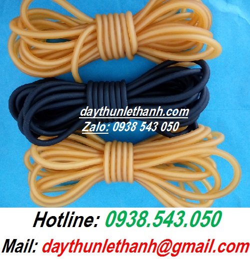 DÂY NÁ CAO SU TRÒN NHIỀU MÀU SẮC