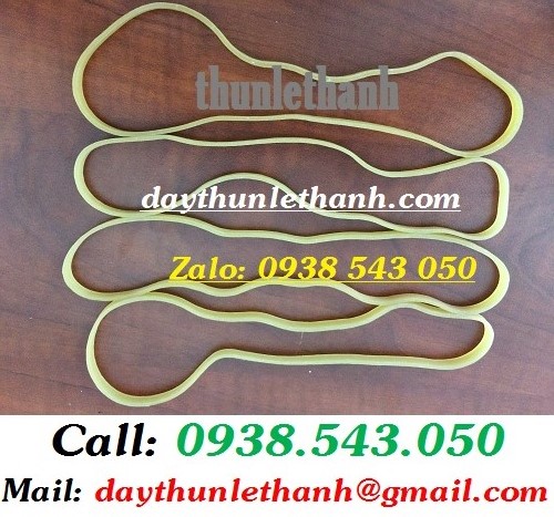 DÂY THUN MÀU VÀNG BÒ CẮT 3 LI