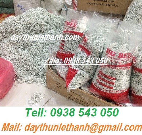 ĐÓNG BỊCH DÂY THUN TRẮNG SỮA BẢN LỚN