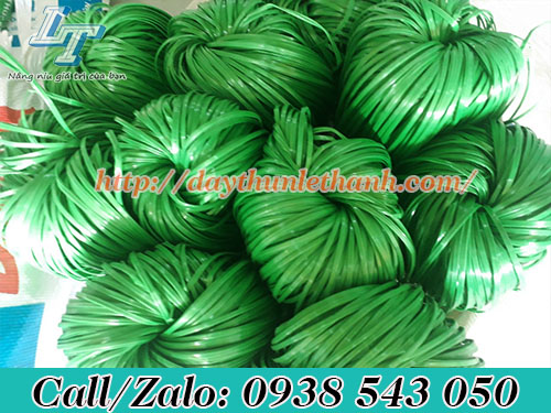 Dây nilon kẽm khô màu xanh Dây nilon kẽm khô màu xanh