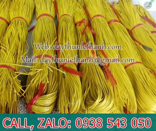 Dây nilon kẽm khô màu vàng Dây nilon kẽm khô màu vàng