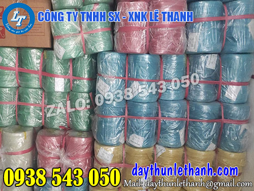 Dây nilon ống 700gr nhiều màu Dây nilon ống 700gr nhiều màu