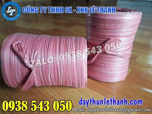 Dây nilon màu đỏ ống 1kg Dây nilon màu đỏ ống 1kg