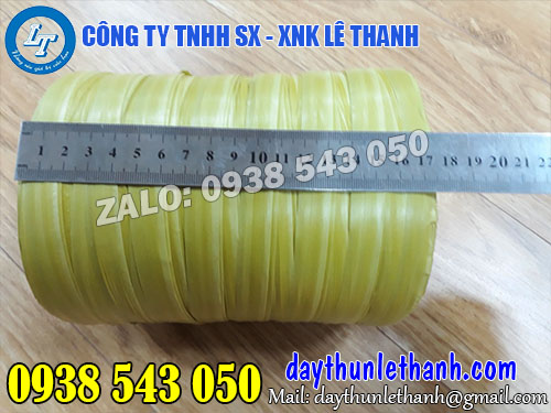 Dây nilon ống 1kg màu vàng Dây nilon ống 1kg màu vàng