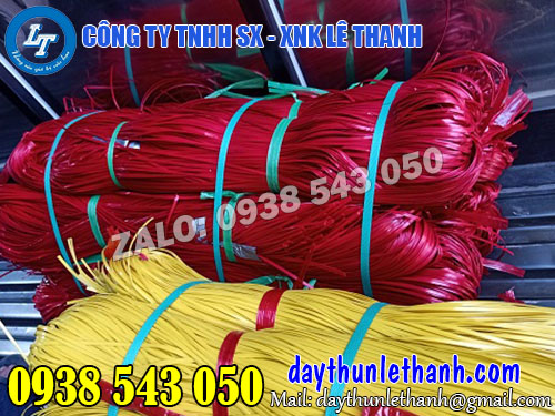 Dây nilon kẽm khô nhiều màu kiện 10kg Dây nilon kẽm khô nhiều màu kiện 10kg