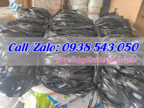 Dây nilon đen bóng bó 20kg tại kho Dây nilon đen bóng bó 20kg tại kho