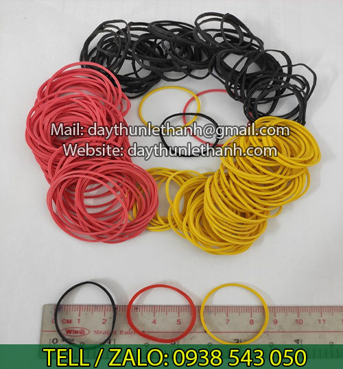DÂY THUN RUỘT XE NHIỀU MÀU DÂY THUN RUỘT XE NHIỀU MÀU