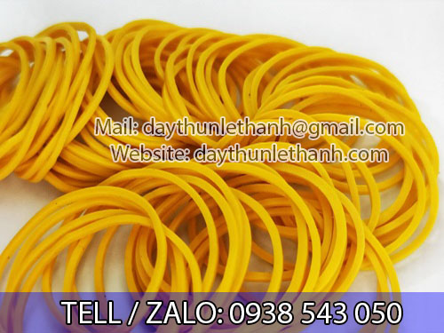 DÂY THUN RUỘT XE MÀU VÀNG DÂY THUN RUỘT XE MÀU VÀNG