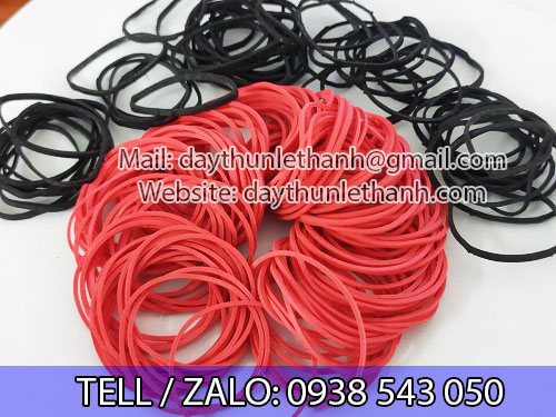 DÂY THUN RUỘT XE HỒNG, ĐEN DÂY THUN RUỘT XE HỒNG, ĐEN