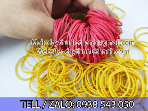 DÂY THUN RUỘT XE NHIỀU MÀU DÂY THUN RUỘT XE NHIỀU MÀU