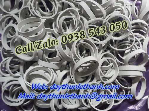 Thun khoanh màu trăng 25mm bản lớn