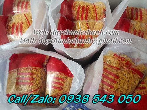 Thun màu vàng đóng bao 10kg Thun màu vàng đóng bao 10kg