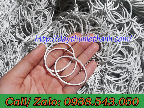 Thun màu trắng sữa đường kính 38mm Thun màu trắng sữa đường kính 38mm