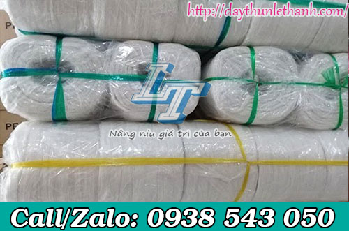 Dây nilon cuộn màu trắng 600gr Dây nilon cuộn màu trắng 600gr
