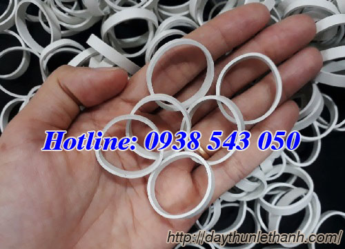 Thun màu trắng sữa size 25mm Thun màu trắng sữa size 25mm