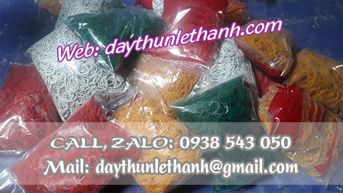 Dây thun nhiều màu