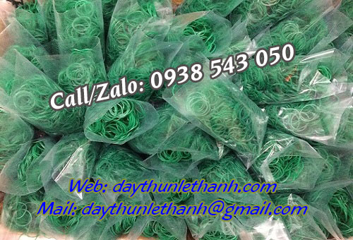 Thun màu xanh đóng bịch 500g