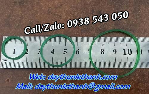 Thun màu xanh 16mm, 25mm, 38mm