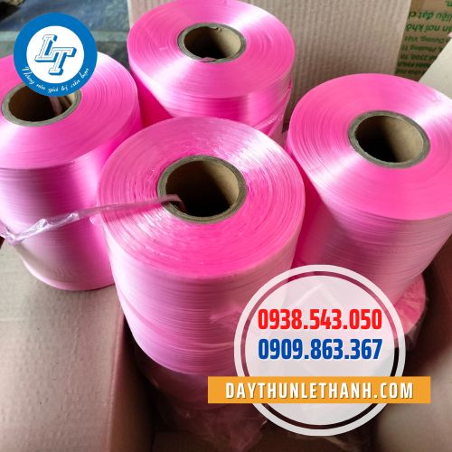 Dây nilông quấn máy màu hồng Dây nilông quấn máy