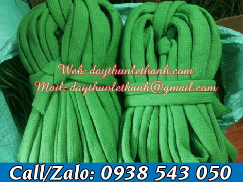Dây dù dẹt màu xanh lá tại kho Dây dù dẹt màu xanh lá tại kho