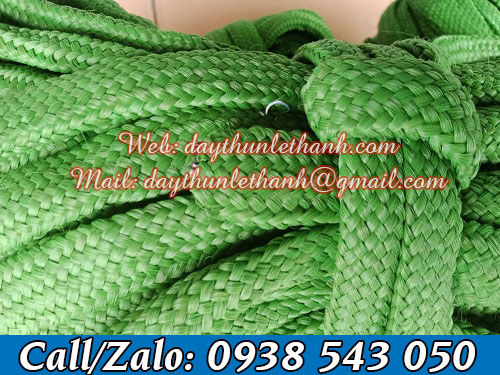 Dây dù dẹt màu xanh lá Dây dù dẹt màu xanh lá