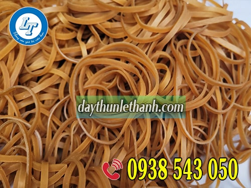 Dây thun bản lớn màu vàng bò Dây thun bản lớn giá rẻ