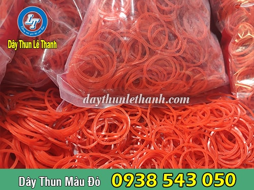 Dây thun giá màu đỏ giá rẻ, uy tín Dây thun màu đỏ