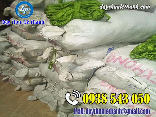 Dây dù màu xanh có sẵn số lượng lớn tại kho Dây dù