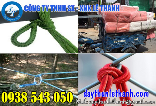 Một số ứng dụng của dây dù Dây dù màu xanh