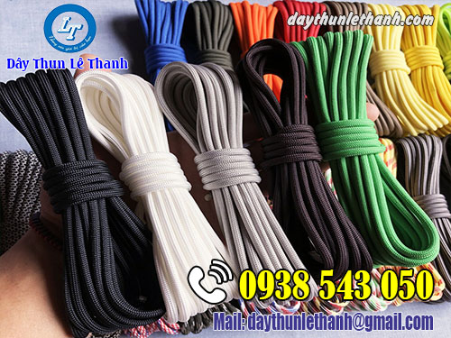 Dây dù nhiều màu, giá rẻ Dây dù nhiều màu