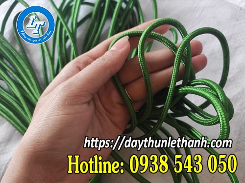 Dây dù màu xanh cột hàng Dây dù màu xanh