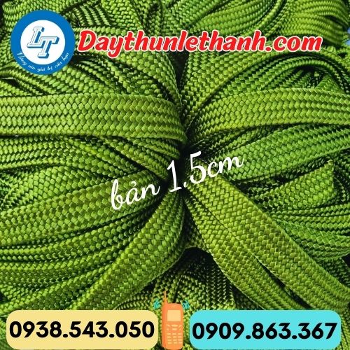 dây dù dẹt xanh lá giá sỉ rẻ tại xưởng dây dù dẹt xanh lá giá sỉ rẻ tại xưởng