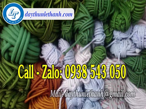 Dây dù tròn nhiều kích cỡ, giá rẻ Dây dù tròn 6li