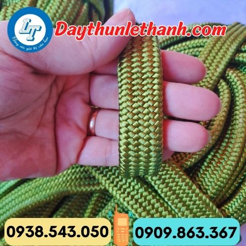 dây dù xanh bản dẹt bền chắc dây dù xanh bản dẹt bền chắc