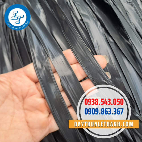 Dây ni lông kẽm mềm màu đen Dây ni lông kẽm