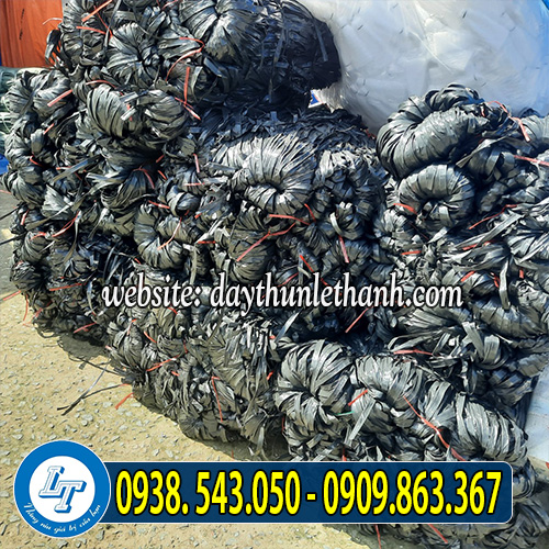 Dây nilon kẽm bẹ đen bóng giá sỉ Dây nilon kẽm bẹ đen bóng giá sỉ