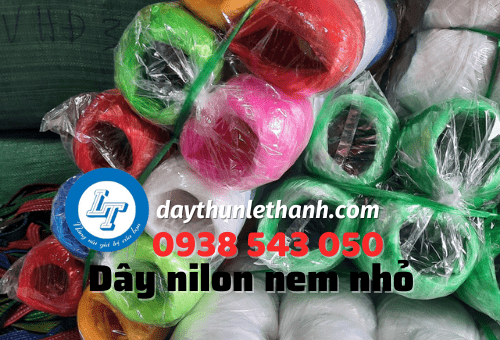 Dây nilon cuộn nem nhỏ nhiều màu Dây nilon cuộn nem nhỏ