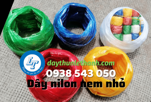 Dây nilon cuộn nem nhỏ nhiều màu, giá rẻ Dây nilon cuộn nem nhỏ
