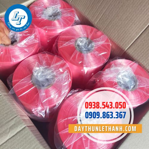 Thùng 12 cuộn dây nilon Đài Loan màu đỏ Thùng 12 cuộn dây nilon Đài Loan màu đỏ
