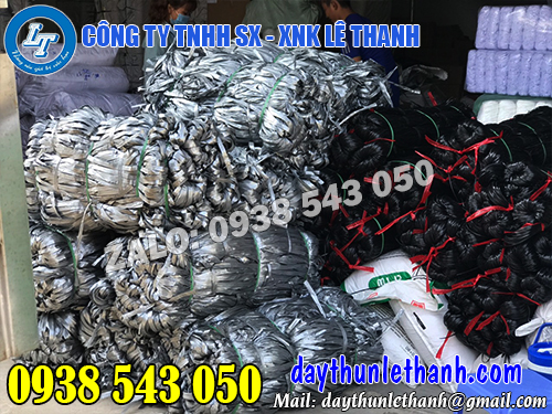 Dây nilon kẽm xám bóng, đen bóng chất lượng, giá rẻ Dây nilon kẽm xám bóng