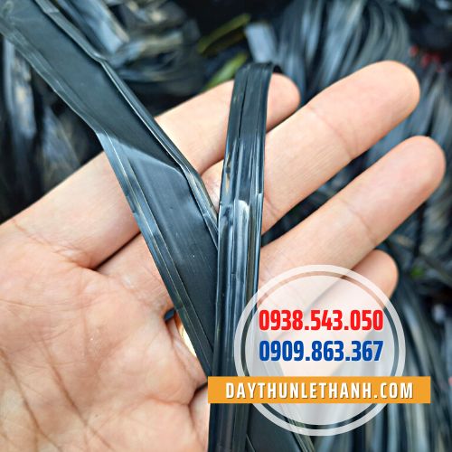 Dây nilon kẽm màu đen bản lớn bản nhỏ