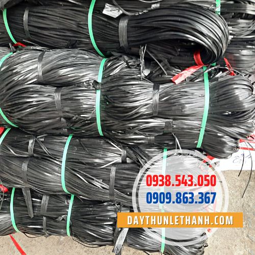 Dây nilon kẽm khô màu đen Dây nilon kẽm khô màu đen