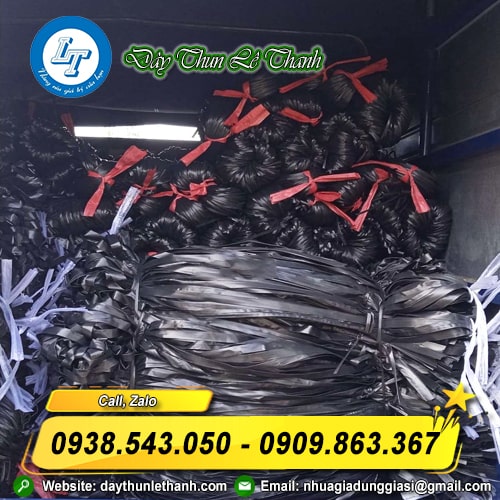 Dây nilon kẽm đen buộc hàng dẻo dai Dây nilon kẽm đen buộc hàng dẻo dai